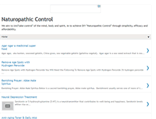 Tablet Screenshot of naturopathiccontrol.blogspot.com