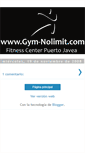 Mobile Screenshot of nolimitfitnesscenter.blogspot.com