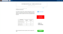 Desktop Screenshot of enmiendasorganicas.blogspot.com
