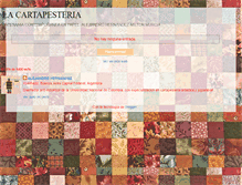 Tablet Screenshot of lacartapesteria.blogspot.com