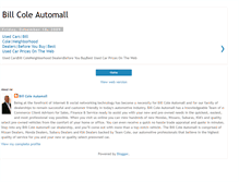 Tablet Screenshot of billcoleautomall.blogspot.com