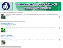 Tablet Screenshot of camaramunicipaldebatalha.blogspot.com