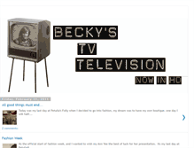 Tablet Screenshot of beckystvtelevision.blogspot.com