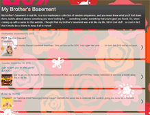 Tablet Screenshot of mybrothersbasement.blogspot.com