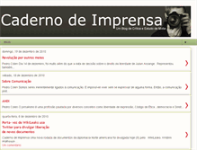 Tablet Screenshot of cadernodeimprensa.blogspot.com
