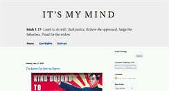 Desktop Screenshot of itismymind.blogspot.com