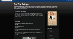 Desktop Screenshot of onthefringebook.blogspot.com