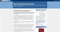 Desktop Screenshot of effectivenetworkmarketing.blogspot.com