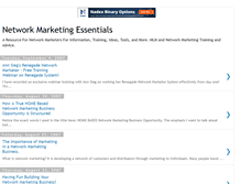 Tablet Screenshot of effectivenetworkmarketing.blogspot.com