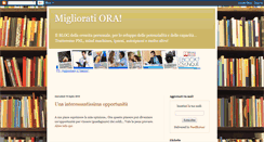Desktop Screenshot of miglioratiora.blogspot.com
