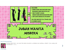 Tablet Screenshot of jubah-wanita-modern.blogspot.com