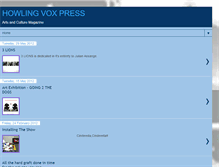 Tablet Screenshot of howlingvoxpress.blogspot.com