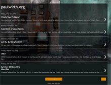 Tablet Screenshot of paulwirth.blogspot.com