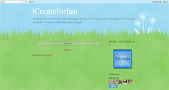 Desktop Screenshot of icreateforfun.blogspot.com