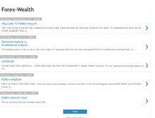 Tablet Screenshot of forex-wealth.blogspot.com