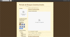 Desktop Screenshot of periodoconstitucional.blogspot.com