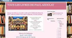 Desktop Screenshot of paul-azoulay.blogspot.com