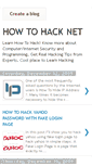 Mobile Screenshot of howtohacknet.blogspot.com