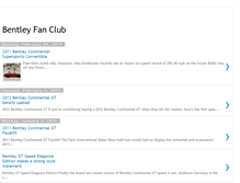 Tablet Screenshot of bentleyfanclub.blogspot.com