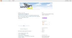Desktop Screenshot of bigchillerssunshinesoul.blogspot.com
