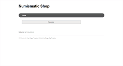 Desktop Screenshot of numismaticshop.blogspot.com