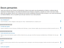 Tablet Screenshot of docespensantes.blogspot.com