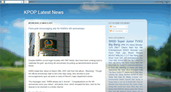 Desktop Screenshot of kpoplatestnews.blogspot.com