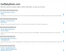 Tablet Screenshot of gotbabydeals.blogspot.com
