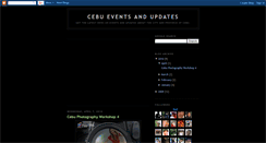 Desktop Screenshot of cebueventsandupdates.blogspot.com