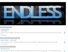 Tablet Screenshot of endlessromania.blogspot.com