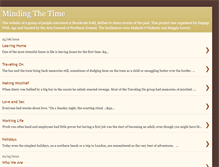 Tablet Screenshot of mindingthetime.blogspot.com