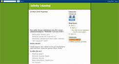 Desktop Screenshot of infinityteknoloji2050.blogspot.com