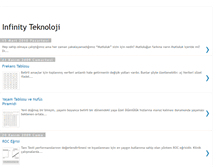 Tablet Screenshot of infinityteknoloji2050.blogspot.com