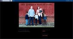 Desktop Screenshot of johnsonworldnews.blogspot.com