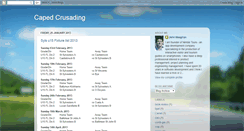 Desktop Screenshot of capedcrusading.blogspot.com