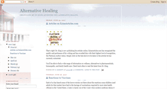 Desktop Screenshot of healingwithalternatives.blogspot.com