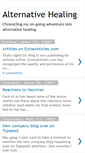 Mobile Screenshot of healingwithalternatives.blogspot.com