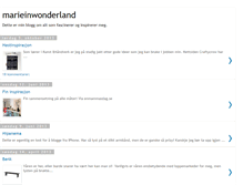 Tablet Screenshot of marieinwonderland.blogspot.com