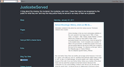 Desktop Screenshot of justicebeserved.blogspot.com