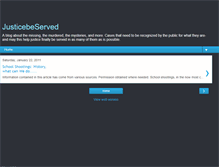 Tablet Screenshot of justicebeserved.blogspot.com