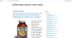 Desktop Screenshot of coffeebeanextractwith-svetol.blogspot.com