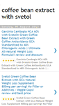 Mobile Screenshot of coffeebeanextractwith-svetol.blogspot.com
