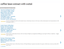 Tablet Screenshot of coffeebeanextractwith-svetol.blogspot.com