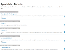 Tablet Screenshot of aguadebilesportenias.blogspot.com