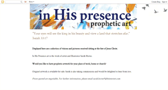 Desktop Screenshot of inhispresenceprophetic.blogspot.com