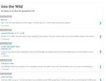 Tablet Screenshot of intothewild06.blogspot.com