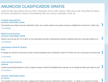 Tablet Screenshot of anuncios-clasificados-gratis.blogspot.com