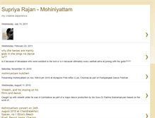 Tablet Screenshot of mohiniyattam-supriya.blogspot.com