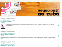 Tablet Screenshot of negociosaocubo.blogspot.com