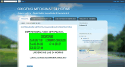 Desktop Screenshot of oxigenoparaenfermos.blogspot.com